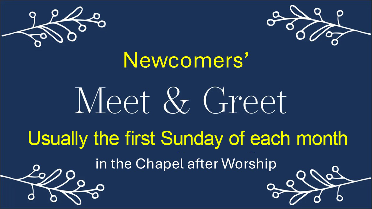 Newcomers Meet Greet